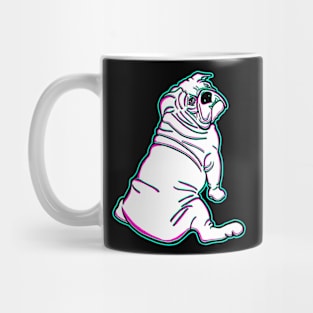 Colorful and Cute English Bulldog Mug